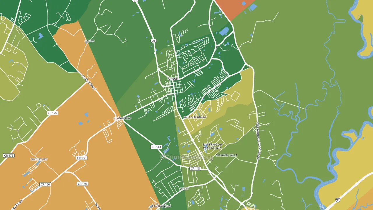 31326, GA Map of Vehicle Theft Rates