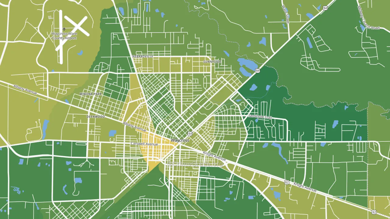 31501, GA Map of Vehicle Theft Rates