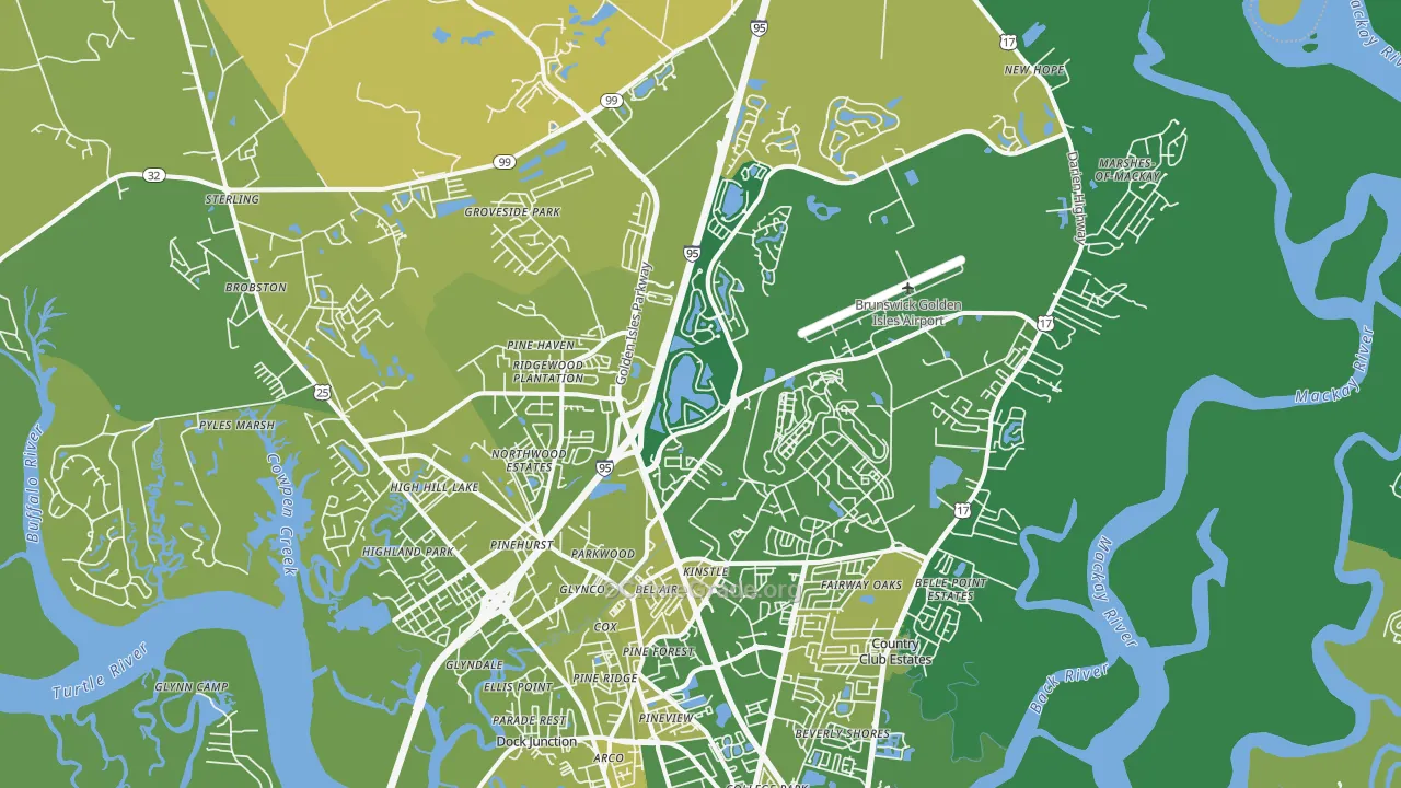 31525, GA Map of Vehicle Theft Rates