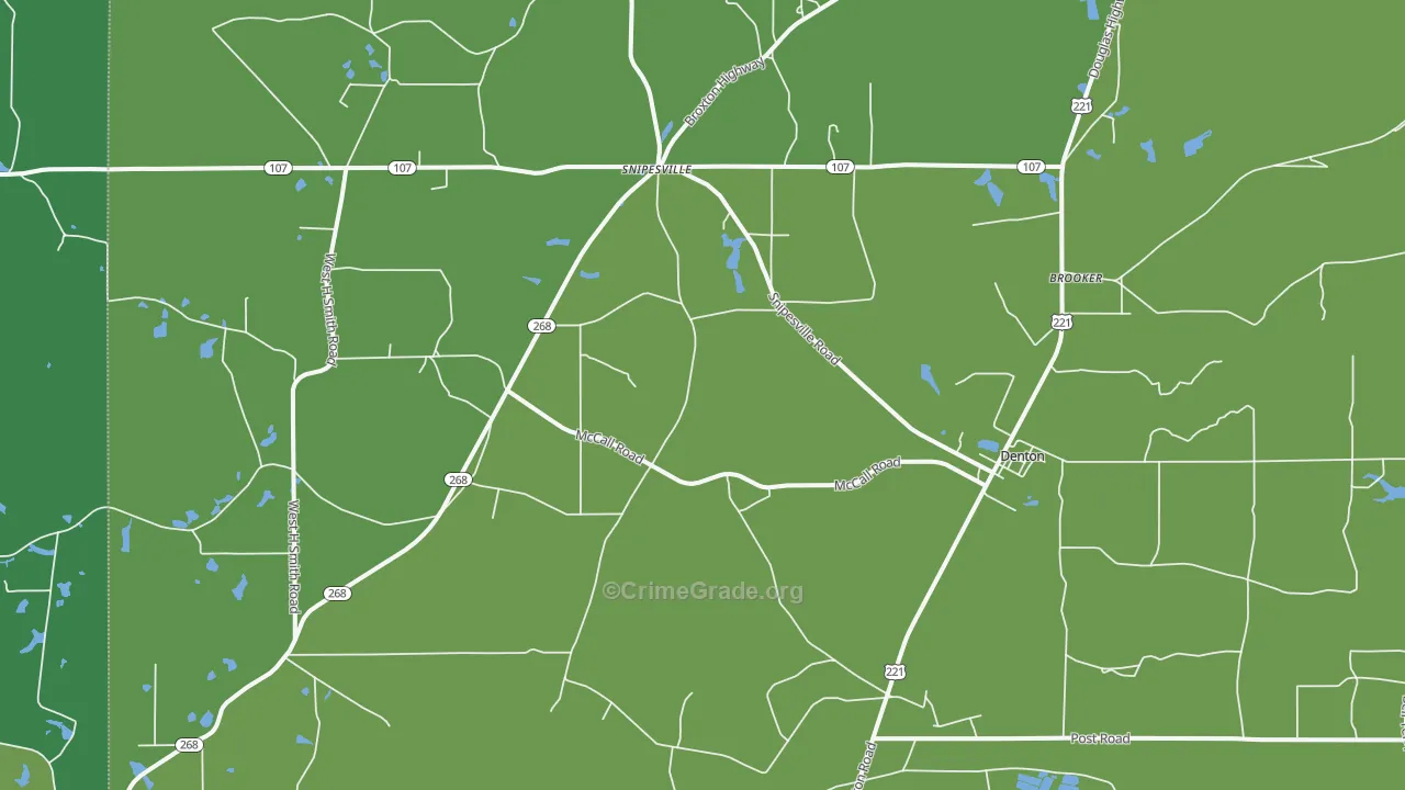 31532, GA Map of Vehicle Theft Rates