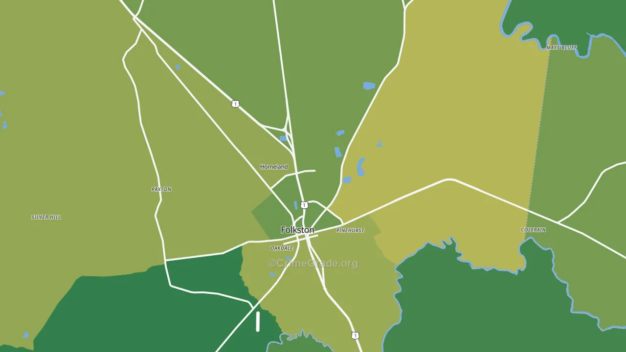 31537, GA Map of Vehicle Theft Rates