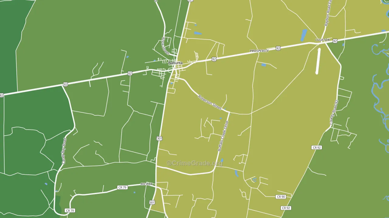 31553, GA Map of Vehicle Theft Rates
