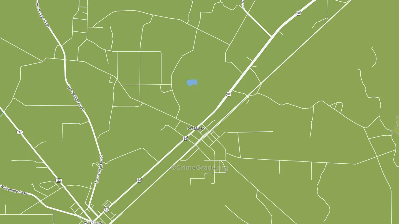 31556, GA Map of Vehicle Theft Rates