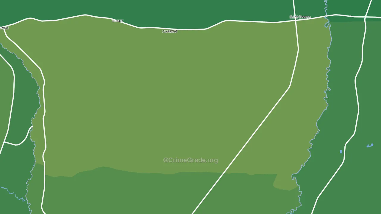31562, GA Map of Vehicle Theft Rates