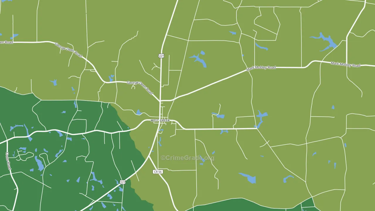 31567, GA Map of Vehicle Theft Rates