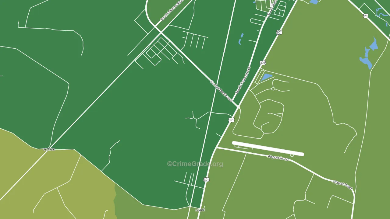 31599, GA Map of Vehicle Theft Rates
