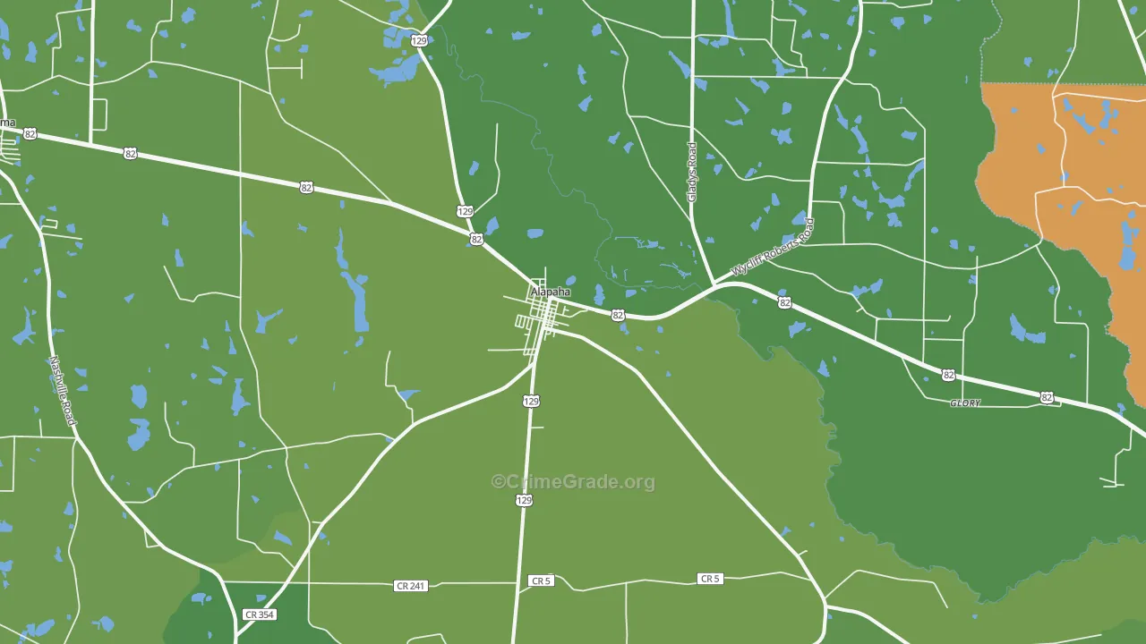 31622, GA Map of Vehicle Theft Rates