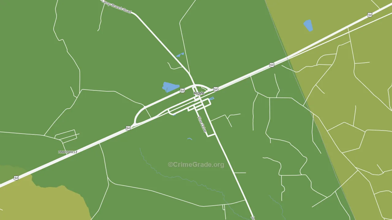 31623, GA Map of Vehicle Theft Rates