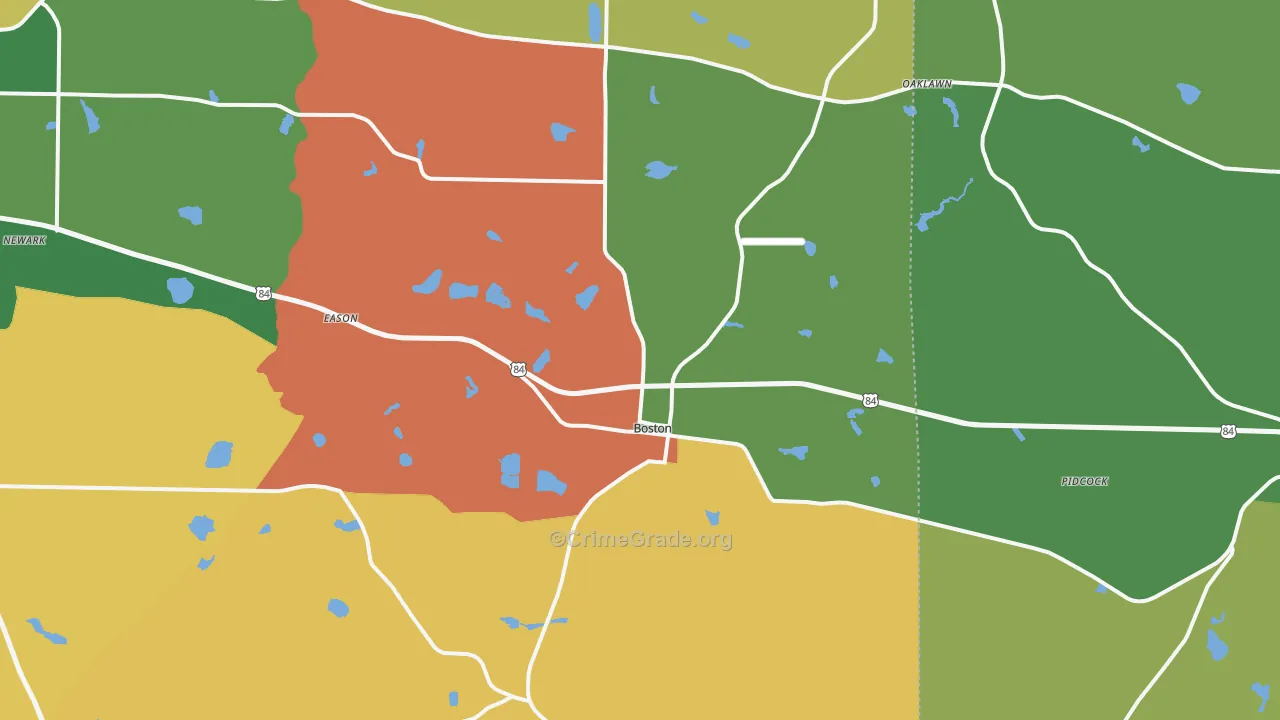 31626, GA Map of Vehicle Theft Rates
