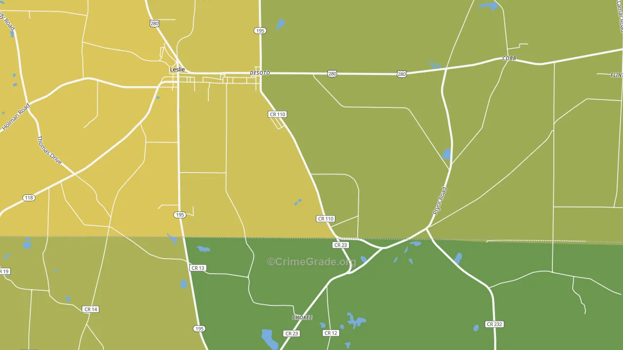 31743, GA Map of Vehicle Theft Rates
