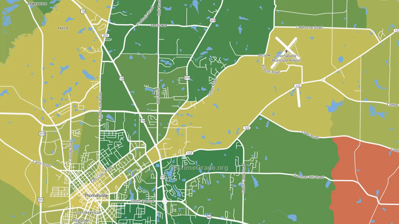 31757, GA Map of Vehicle Theft Rates
