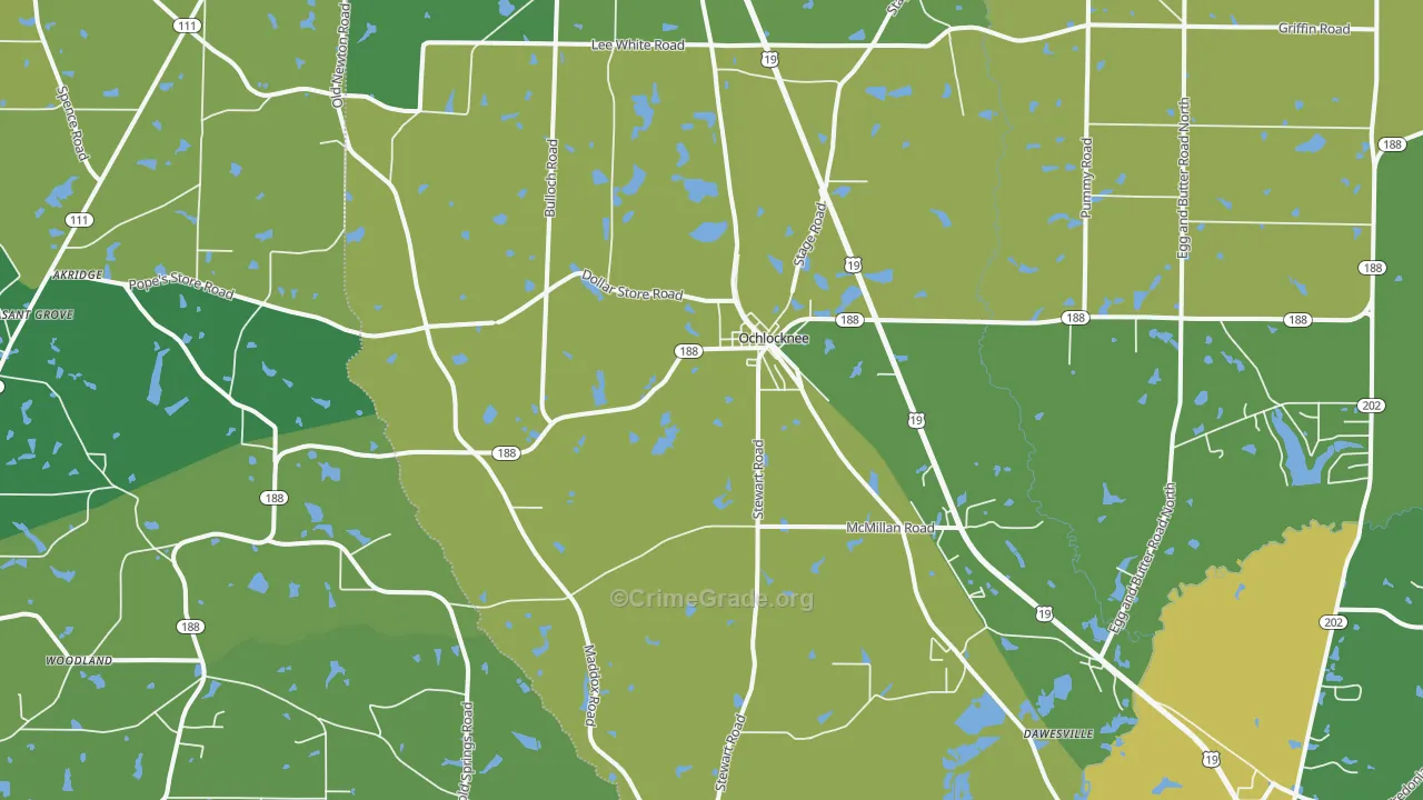 31773, GA Map of Vehicle Theft Rates