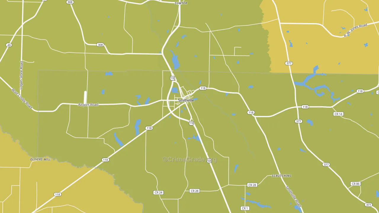 31787, GA Map of Vehicle Theft Rates