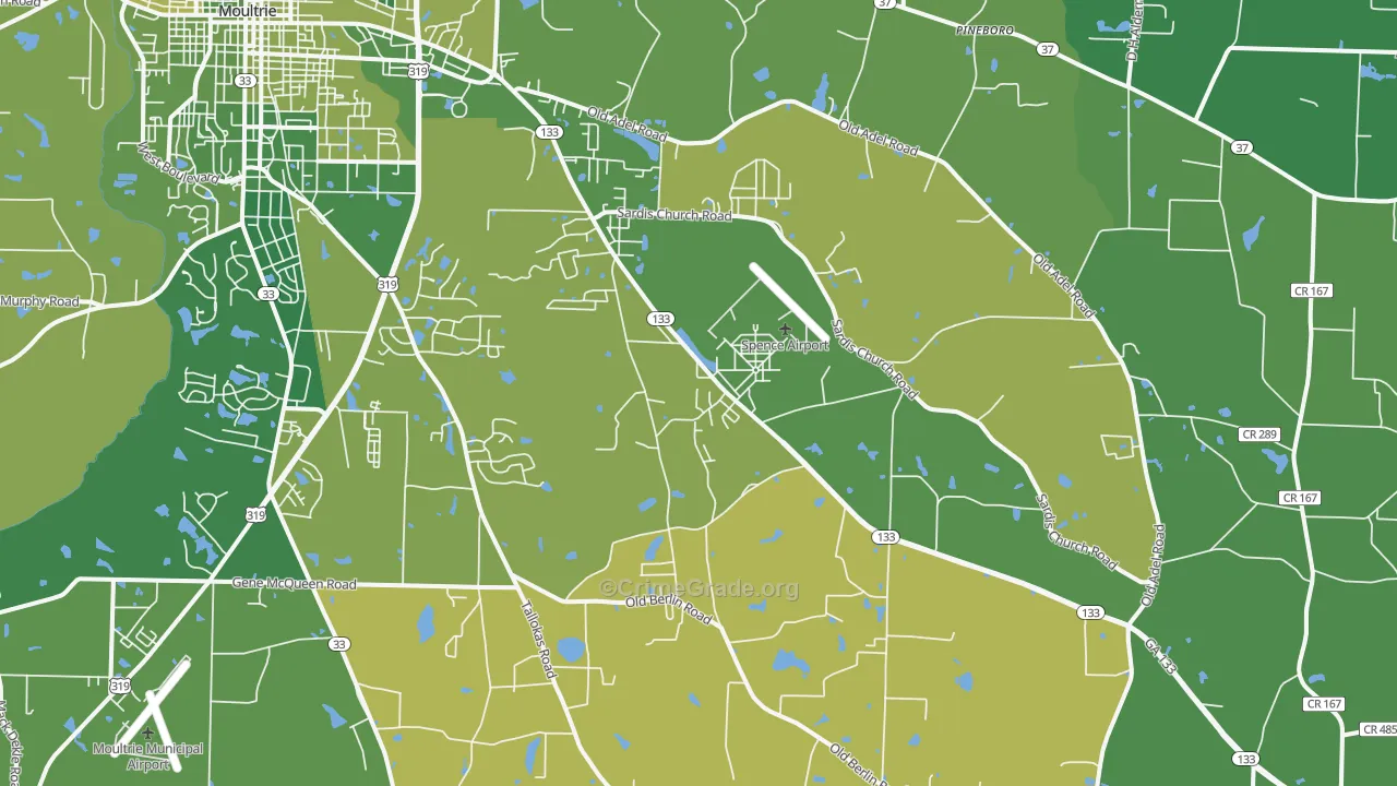 31788, GA Map of Vehicle Theft Rates