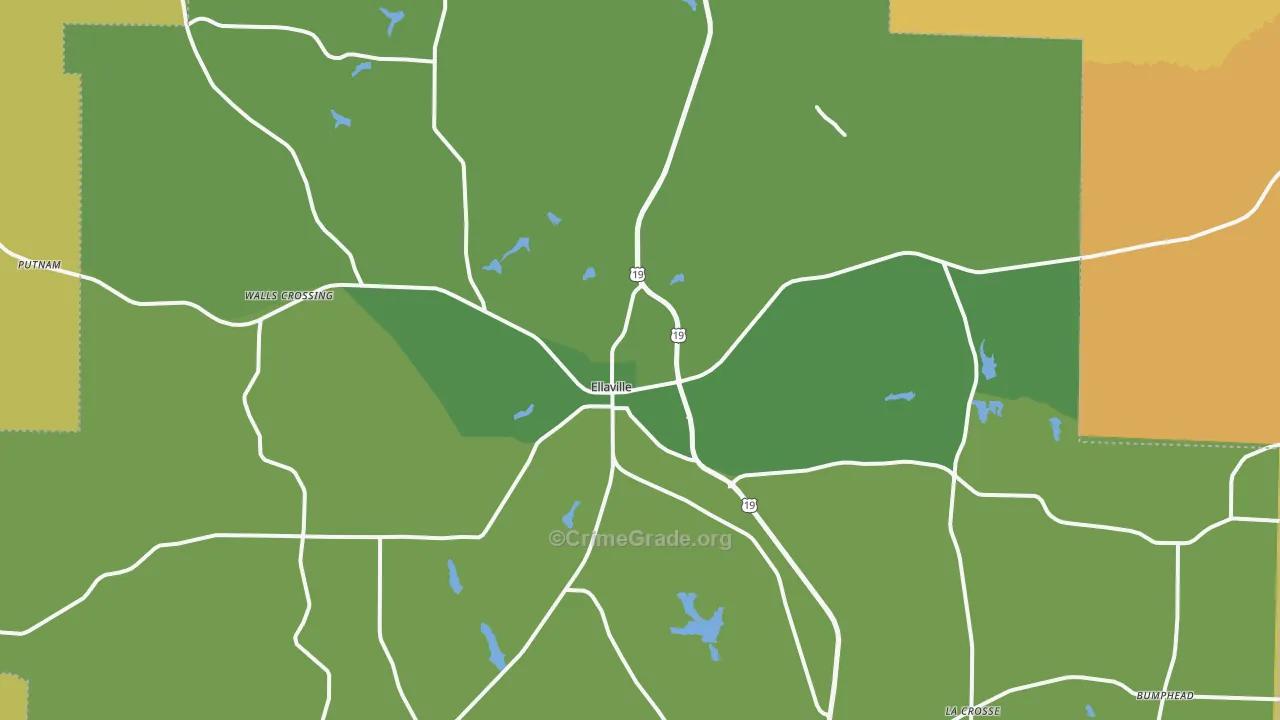 31806, GA Map of Vehicle Theft Rates