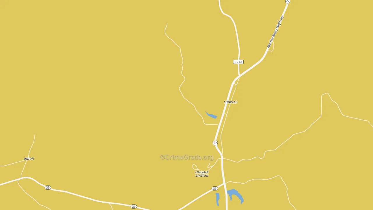 31814, GA Map of Vehicle Theft Rates
