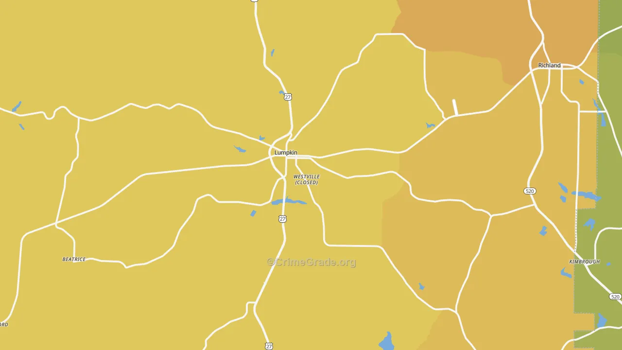 31815, GA Map of Vehicle Theft Rates
