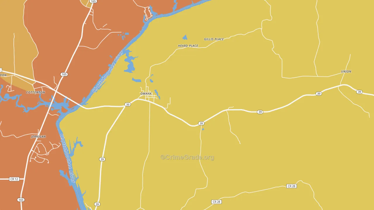 31821, GA Map of Vehicle Theft Rates