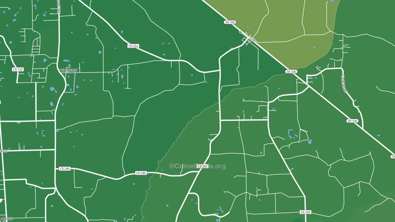 32061, FL Map of Vehicle Theft Rates