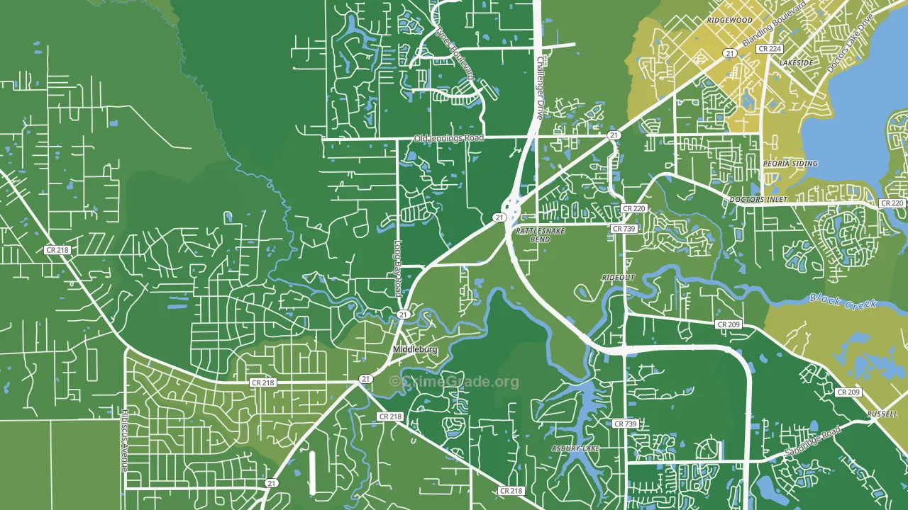 32068, FL Map of Vehicle Theft Rates