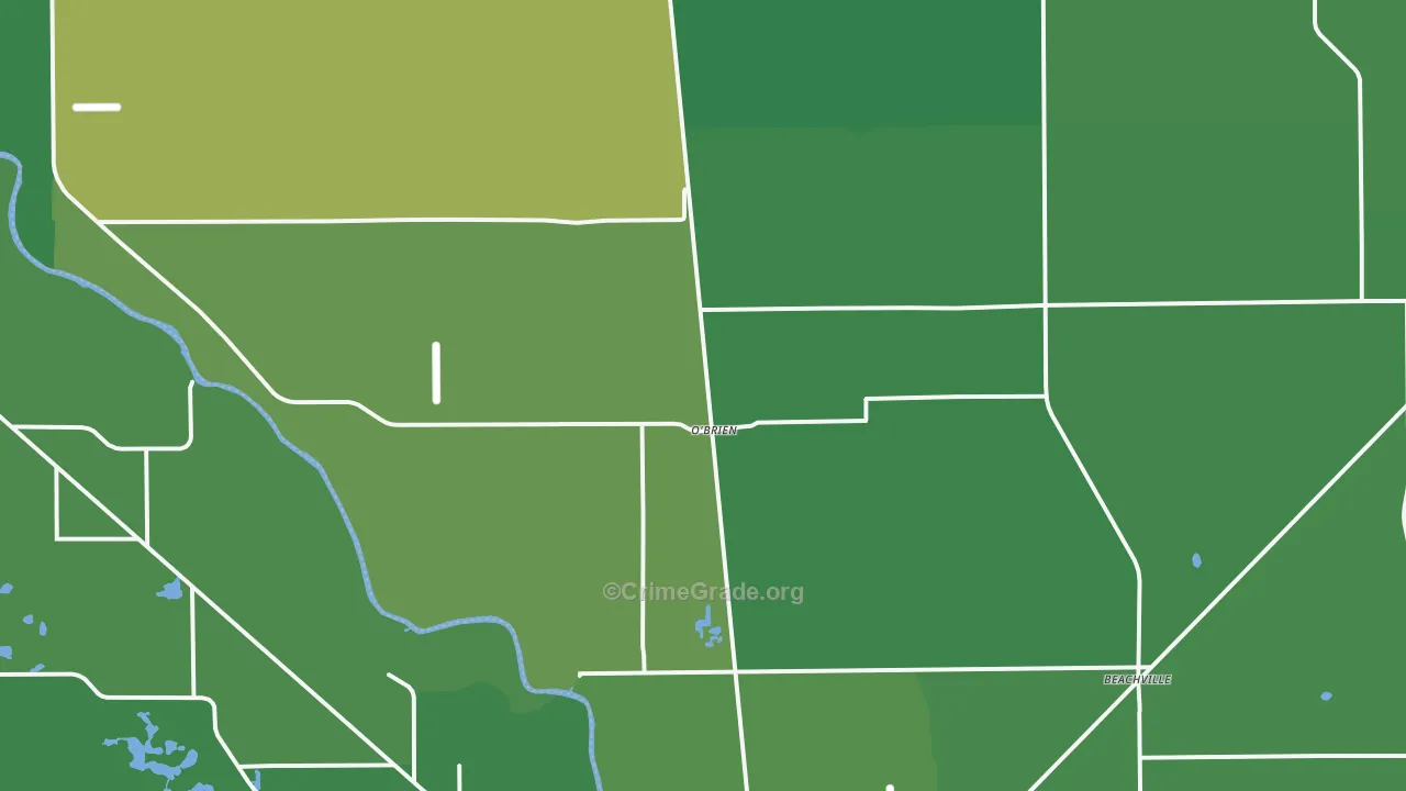 32071, FL Map of Vehicle Theft Rates