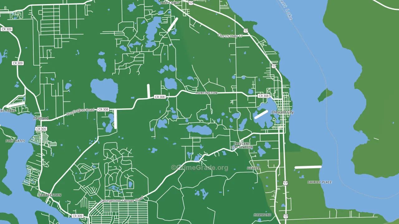 32112, FL Map of Vehicle Theft Rates