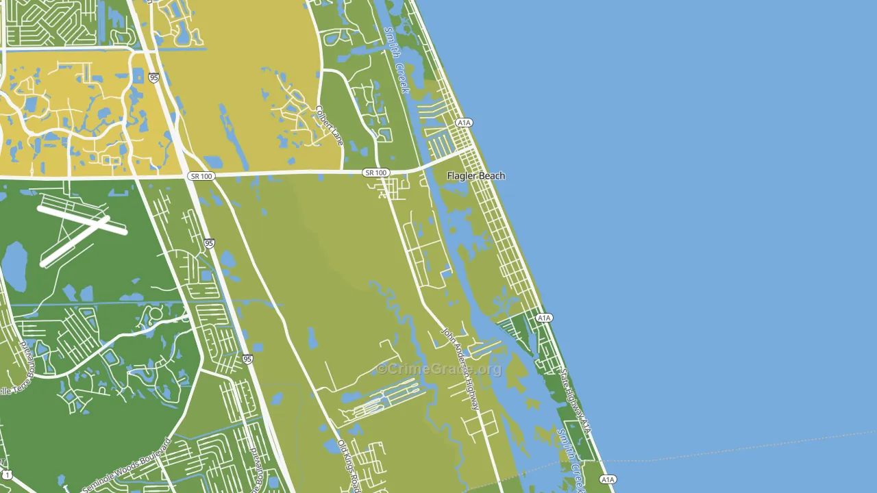 32136, FL Map of Vehicle Theft Rates
