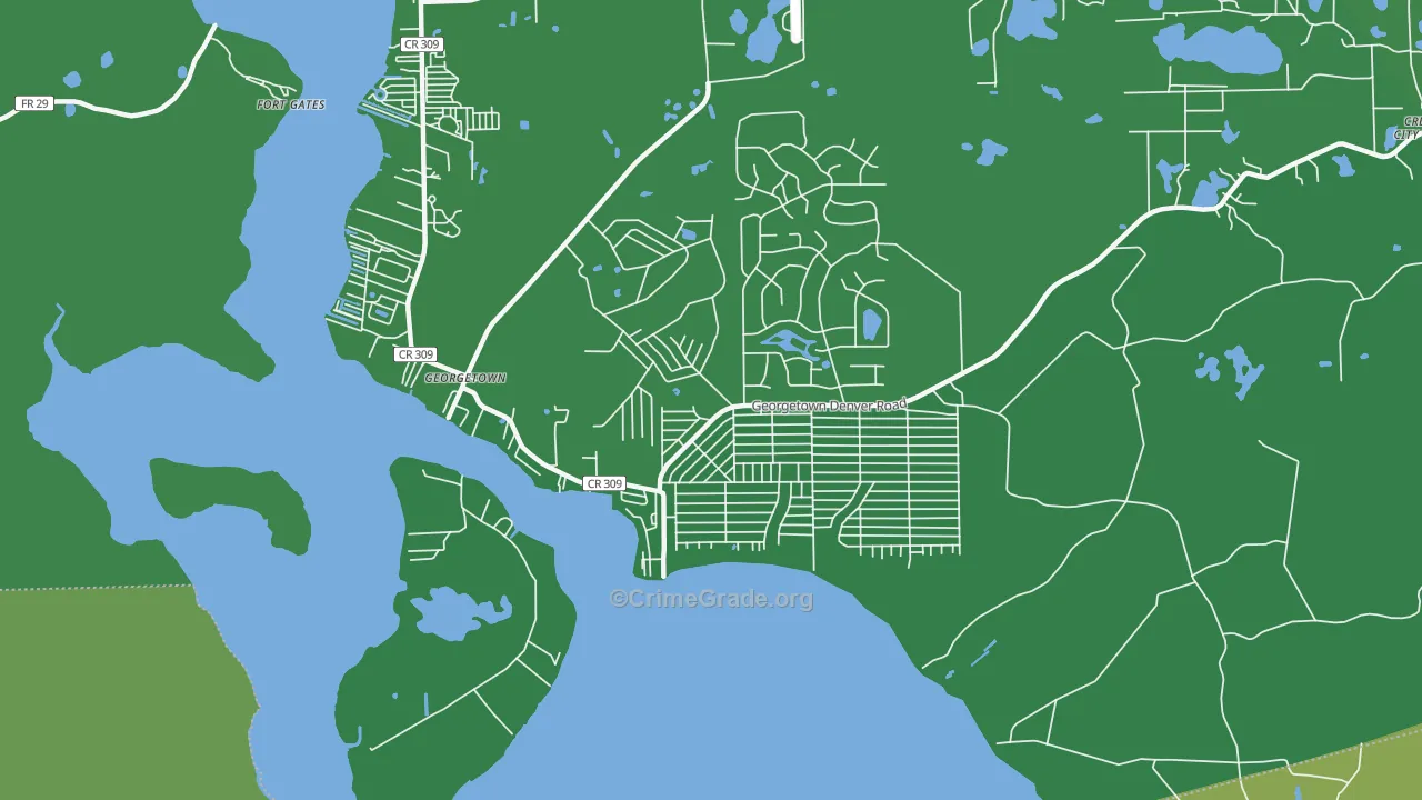32139, FL Map of Vehicle Theft Rates