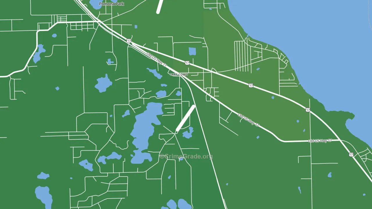32157, FL Map of Vehicle Theft Rates