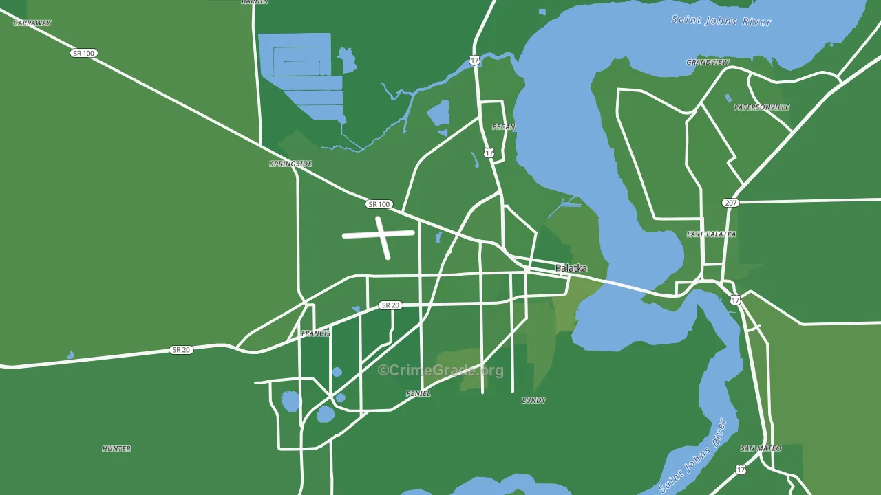 32177, FL Map of Vehicle Theft Rates