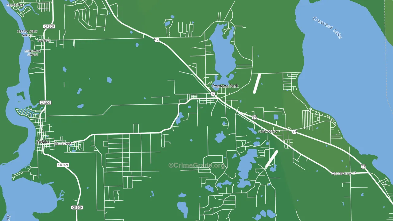 32181, FL Map of Vehicle Theft Rates