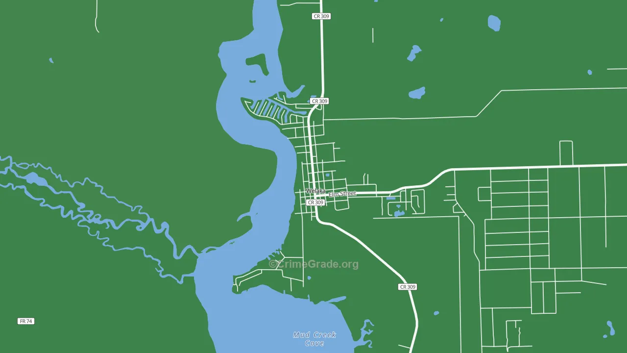 32193, FL Map of Vehicle Theft Rates