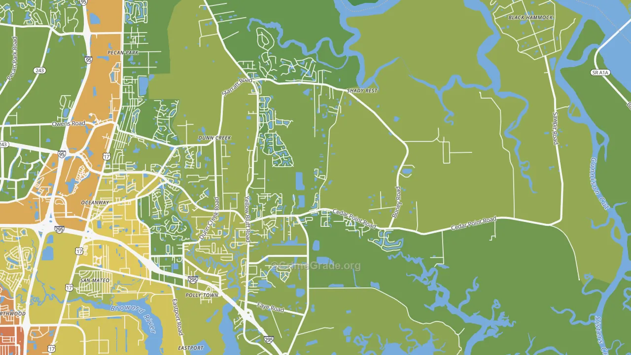32226, FL Map of Vehicle Theft Rates
