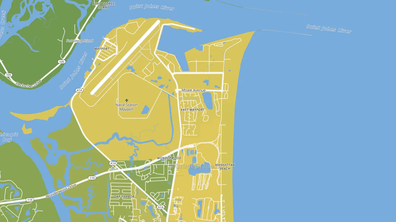 32227, FL Map of Vehicle Theft Rates