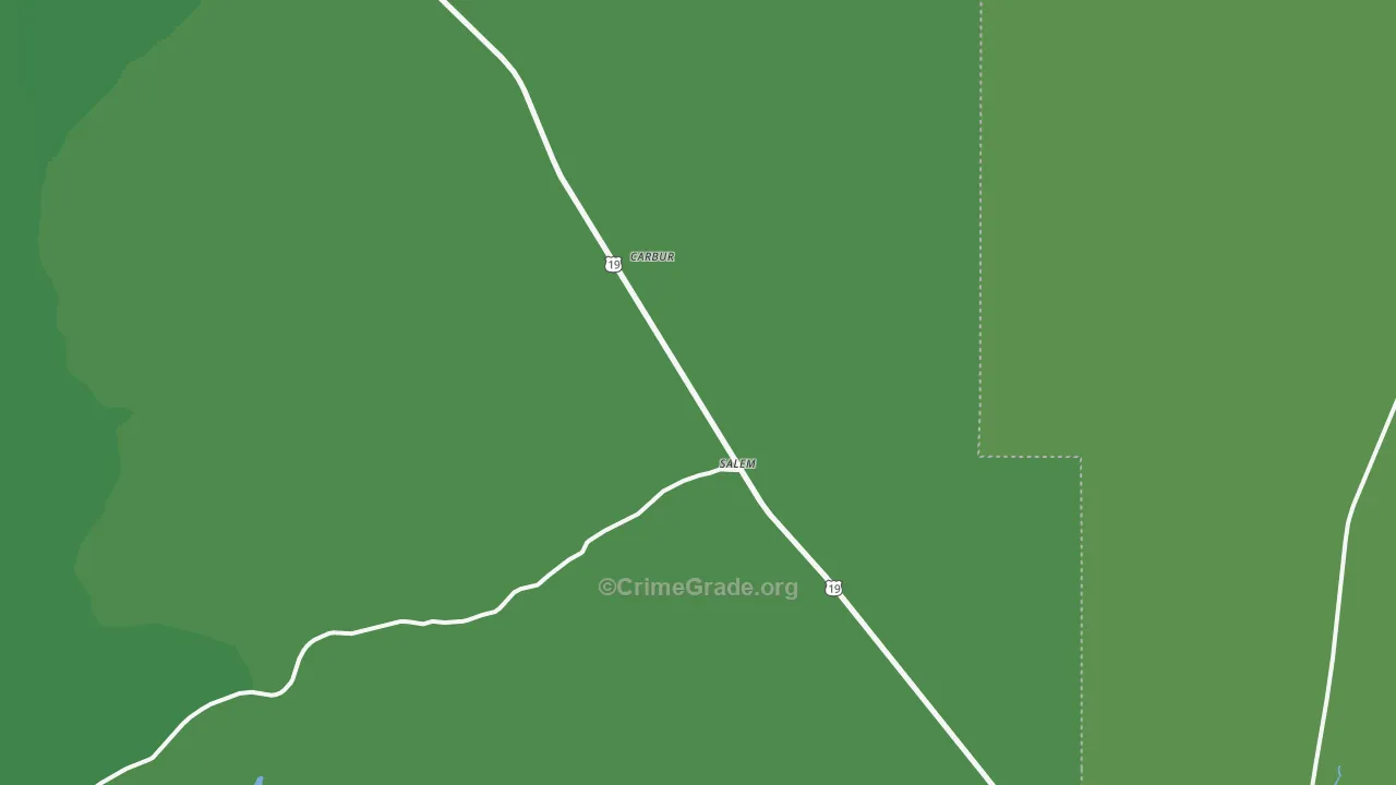 32356, FL Map of Vehicle Theft Rates