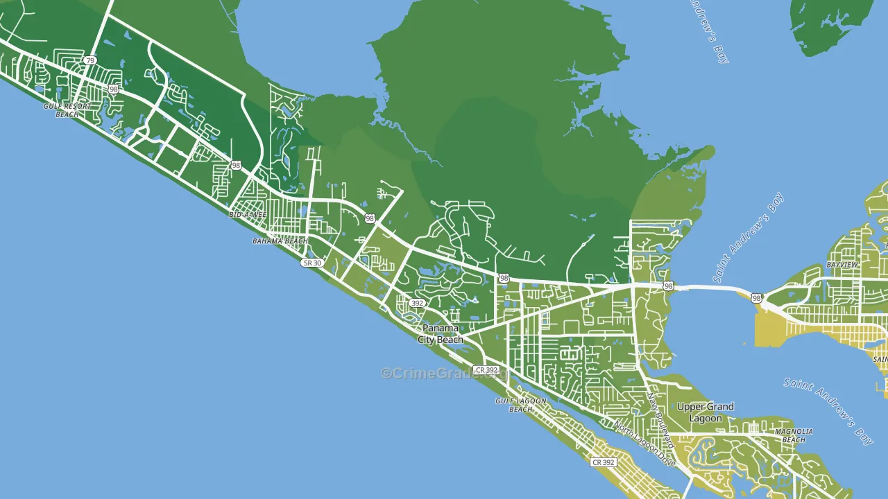 32407, FL Map of Vehicle Theft Rates