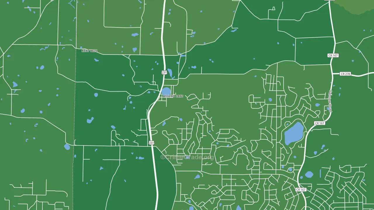 32420, FL Map of Vehicle Theft Rates