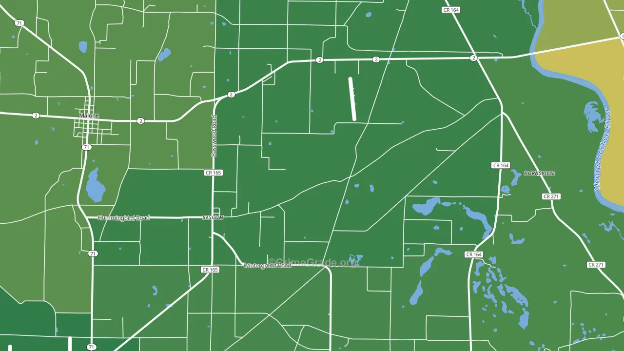 32423, FL Map of Vehicle Theft Rates
