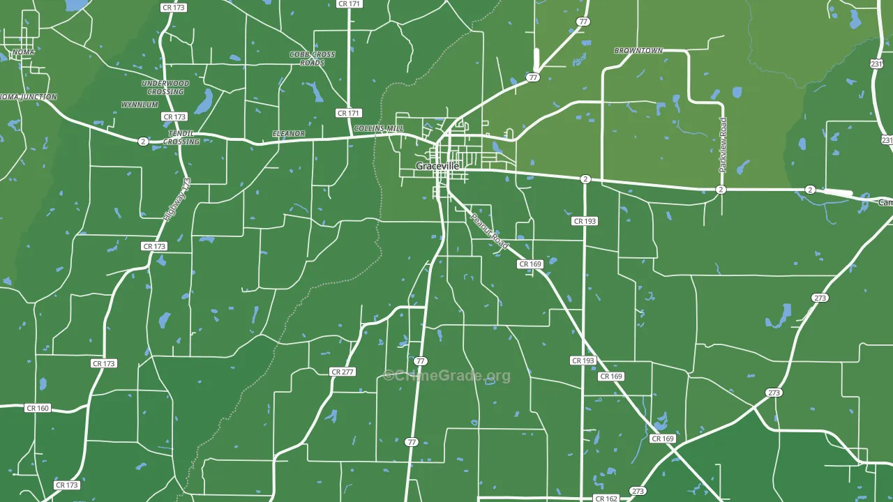 32440, FL Map of Vehicle Theft Rates