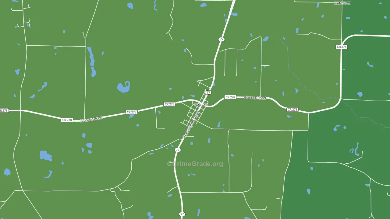 32463, FL Map of Vehicle Theft Rates