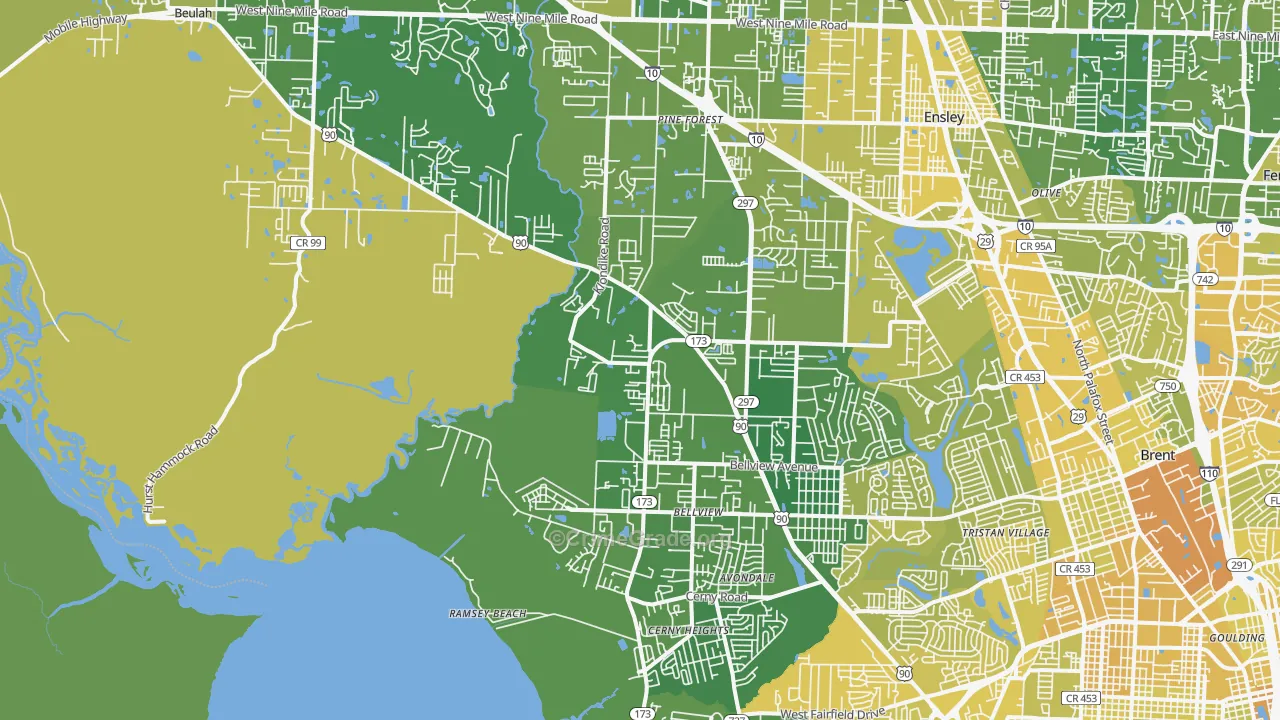 32526, FL Map of Vehicle Theft Rates