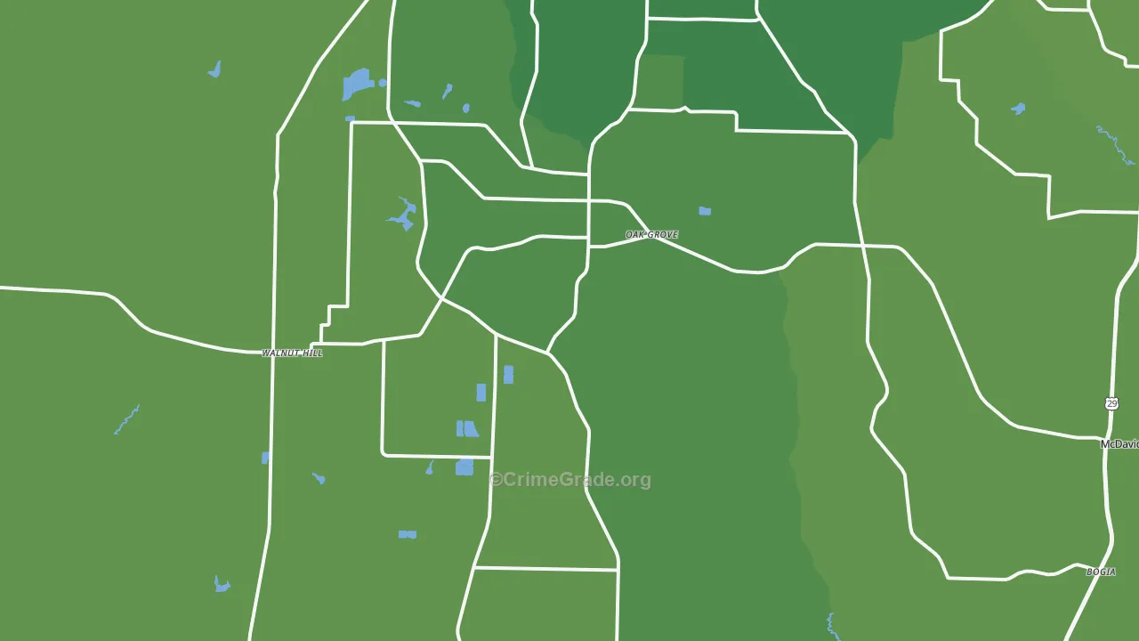 32568, FL Map of Vehicle Theft Rates