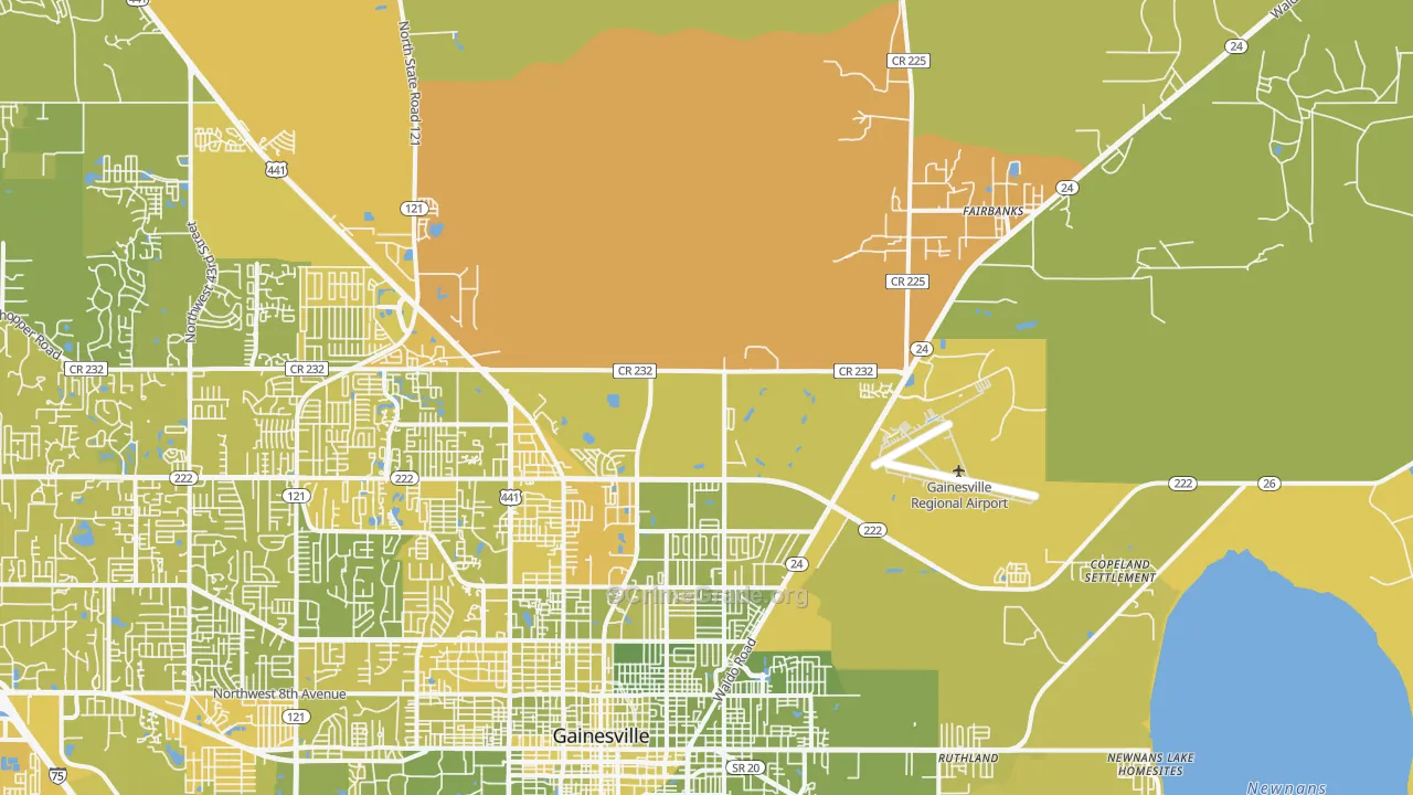 32609, FL Map of Vehicle Theft Rates