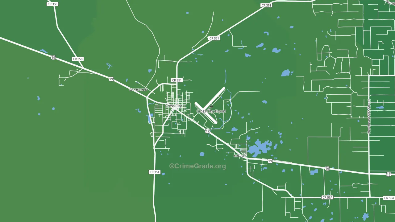 32628, FL Map of Vehicle Theft Rates