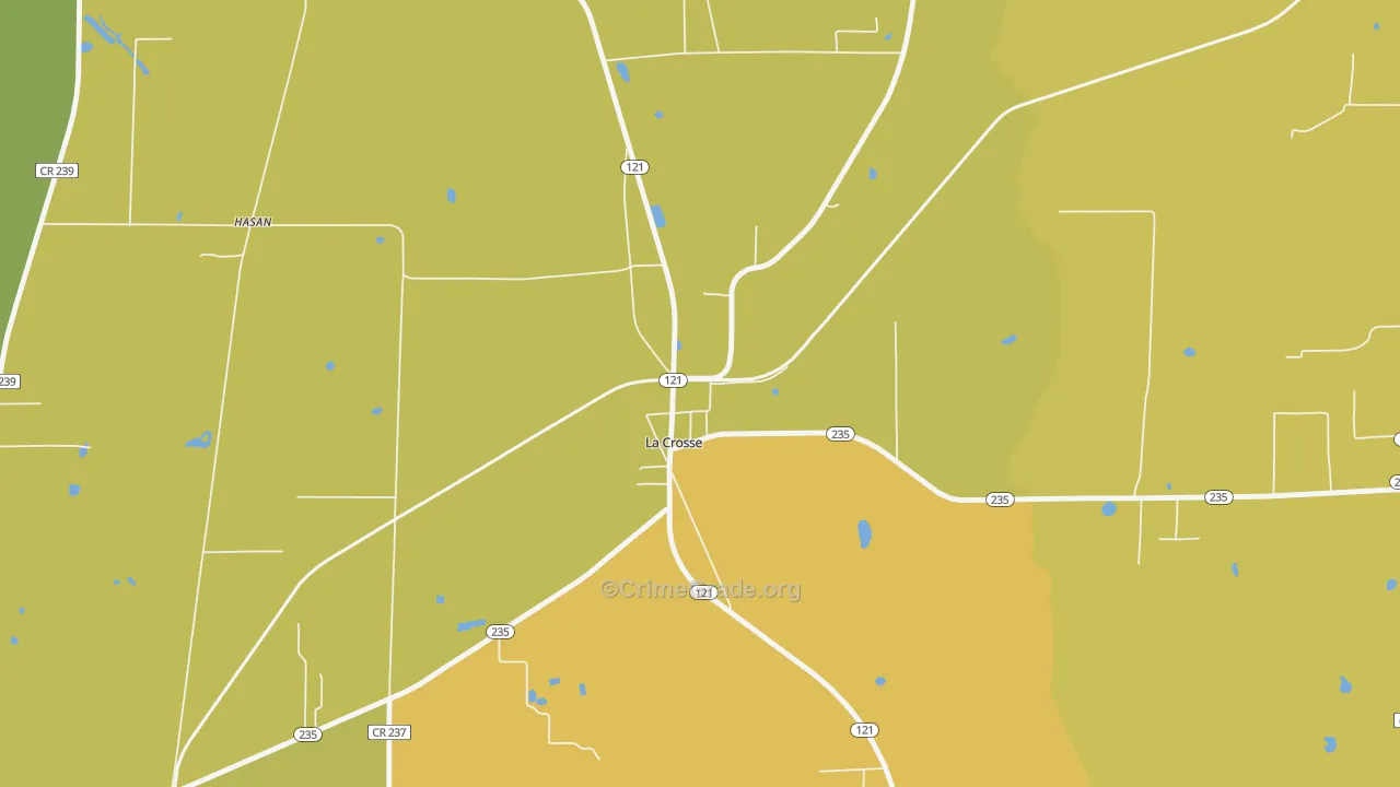32658, FL Map of Vehicle Theft Rates