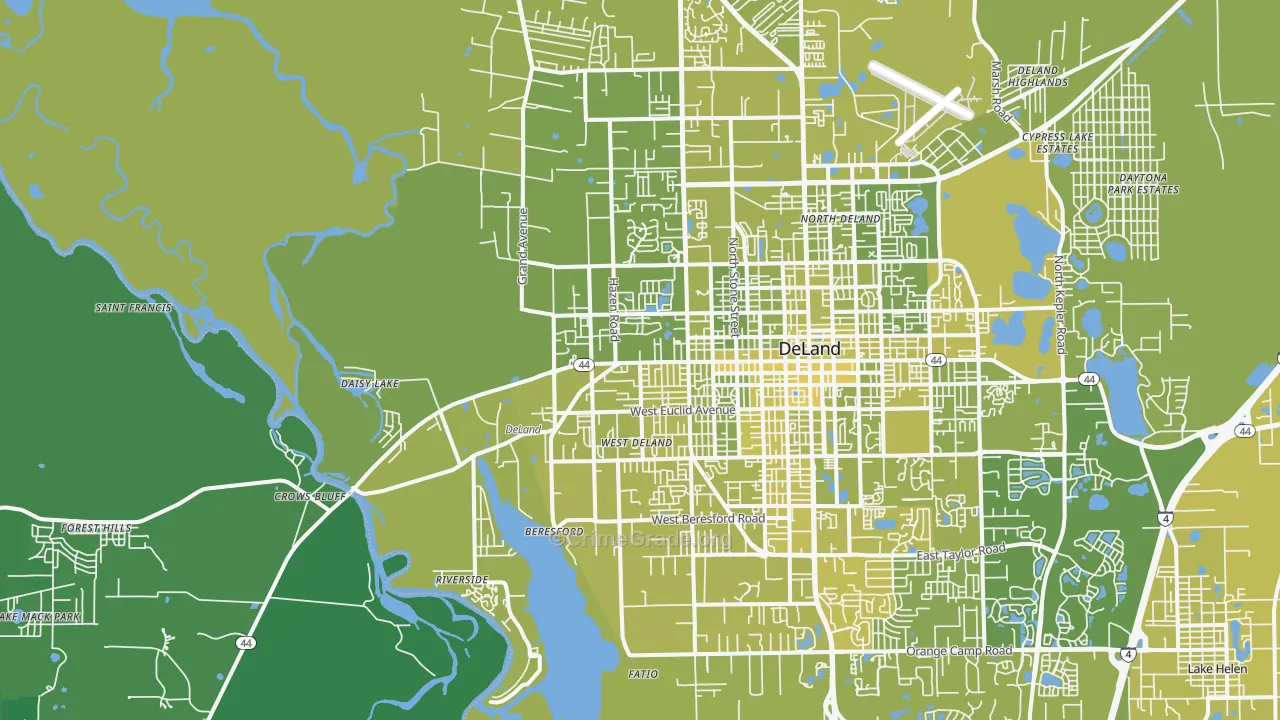 32720, FL Map of Vehicle Theft Rates