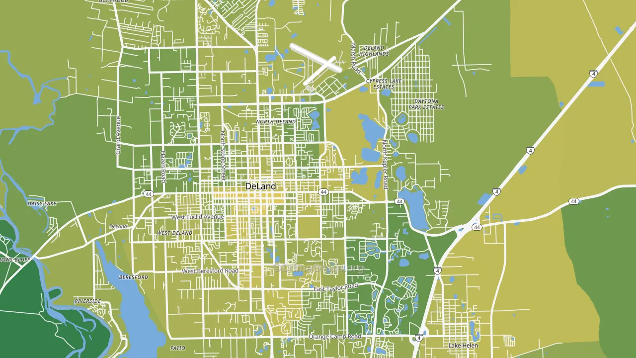 32724, FL Map of Vehicle Theft Rates