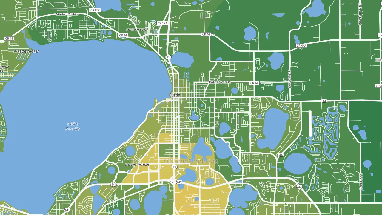 32726, FL Map of Vehicle Theft Rates