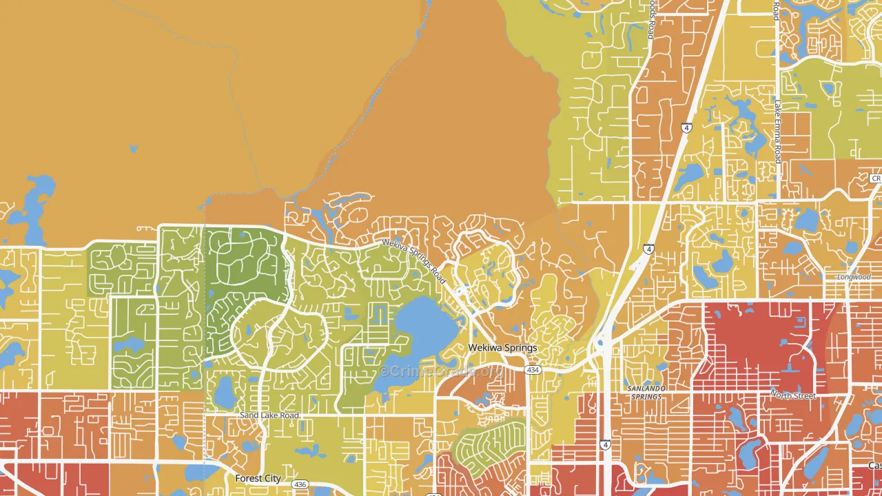 32779, FL Map of Vehicle Theft Rates