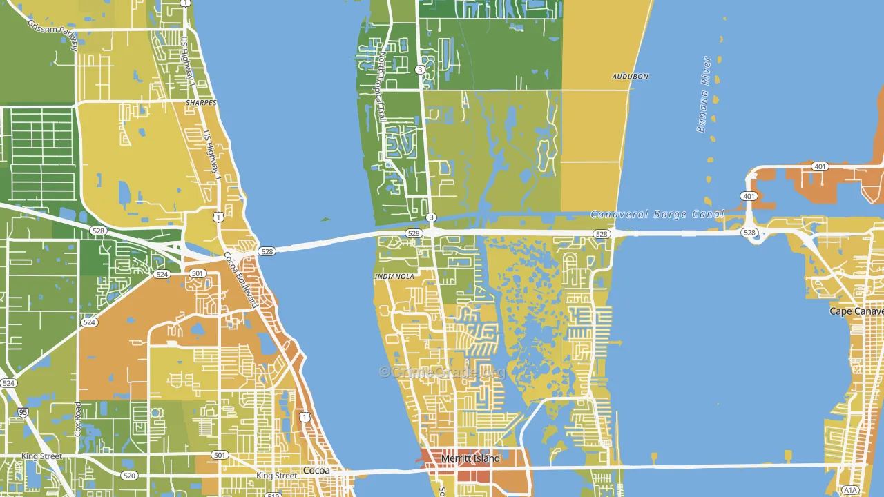 32953, FL Map of Vehicle Theft Rates